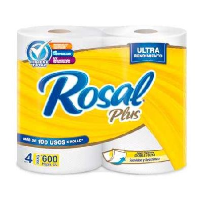 PAPEL HIG. ROSAL PLUS 600H 12*4